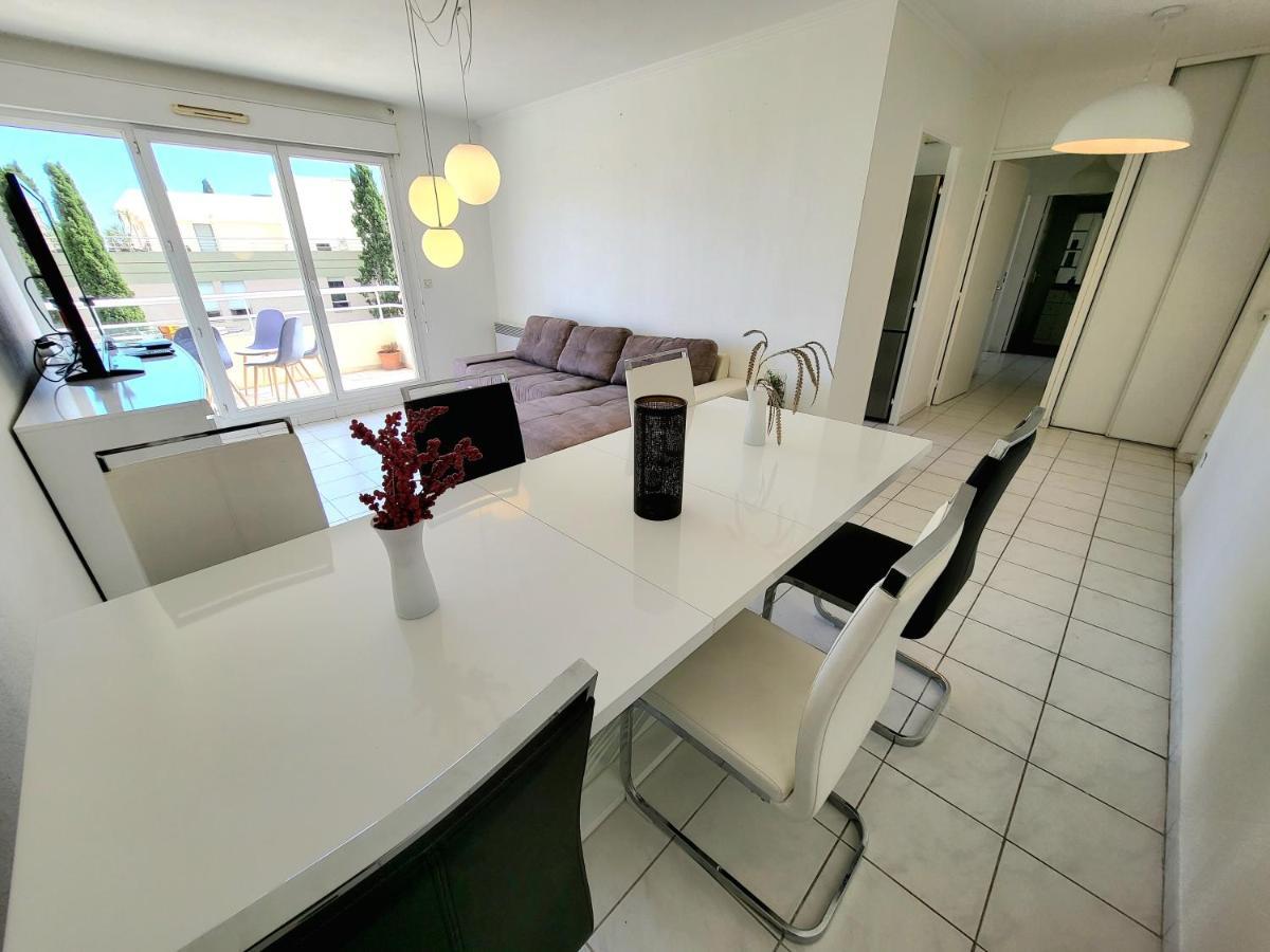 Appart Luxueux 3 Pieces, Piscine, Mer, Terrasse Cannes Zewnętrze zdjęcie