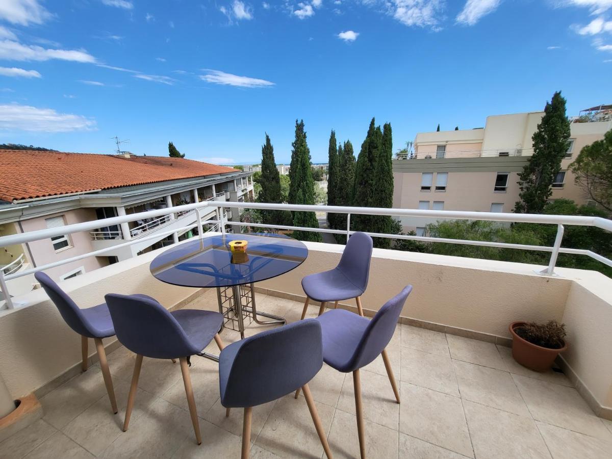Appart Luxueux 3 Pieces, Piscine, Mer, Terrasse Cannes Zewnętrze zdjęcie
